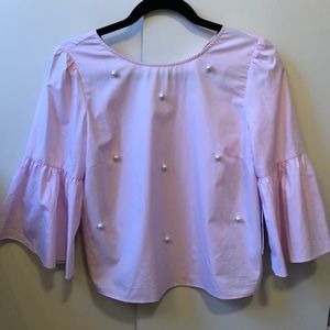 Classy bell sleeved blouse